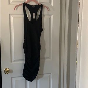 Ruched Little Black Dress